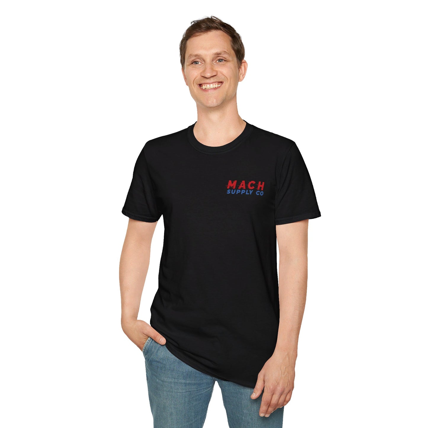 Red & Blue Mach Tee